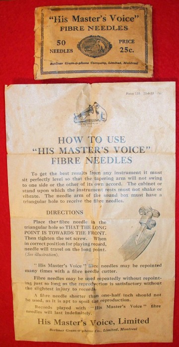 Berliner Fibre Needle Packet & Instructions.JPG