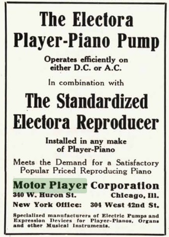 Ad for Motor Player Corp.