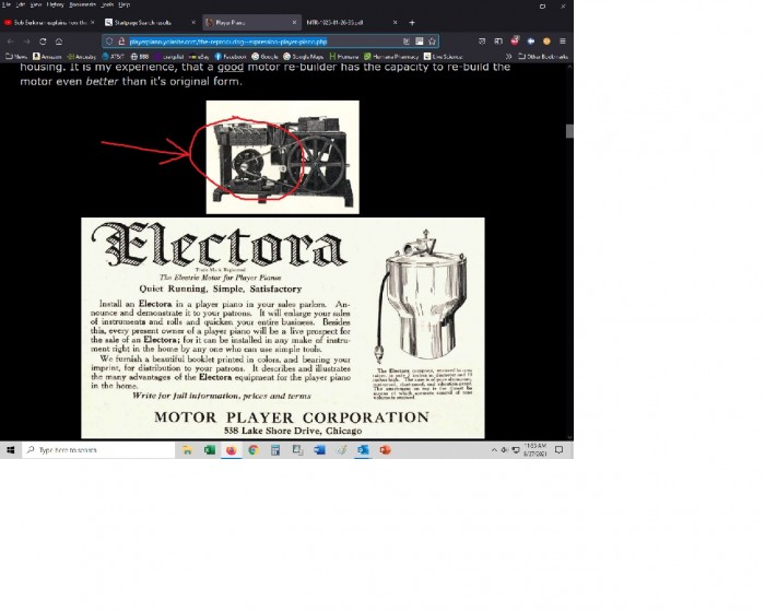 Ad showing possible use of Motor