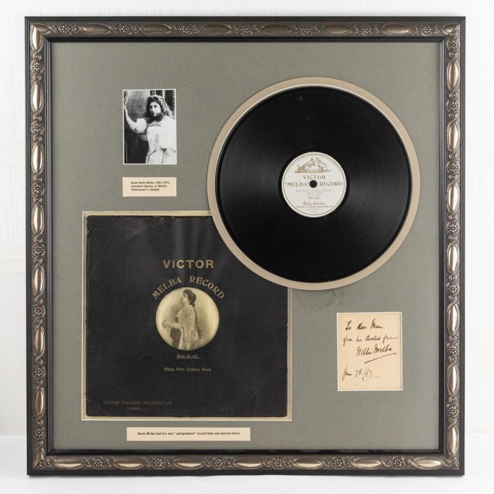 dads framed Melba record.jpg