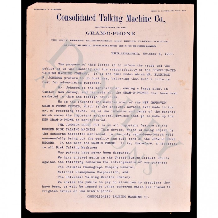Elderidge Johnson Consolidated Talking Machine Press Release.jpg