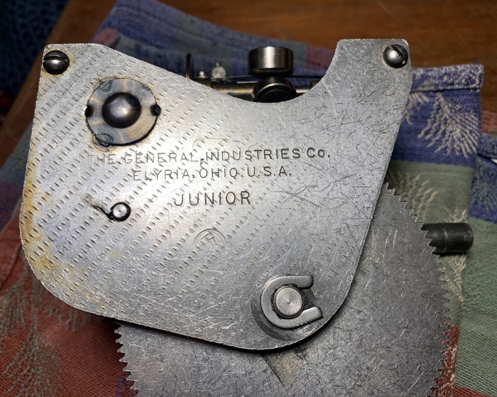 Other identifying marks on the bottom of the motor
