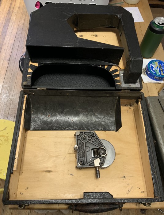Can't fully remove the motor board, the hinge is riveted to it!