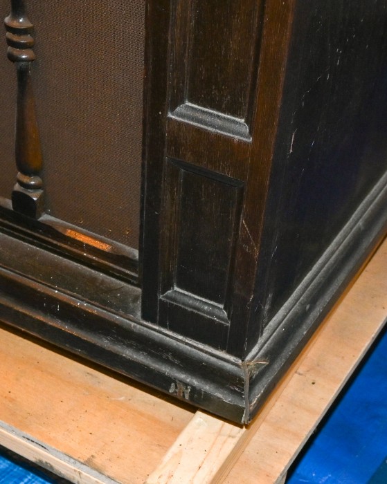 Lower right side of the front