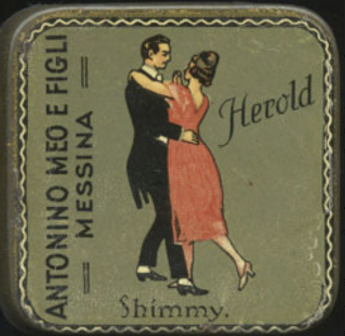 Herold Shimmy Antonino Meo E Figli Messina Gramophone Needle Tin.png