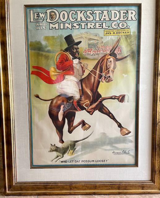 Lew Docstader Minstrel Poster