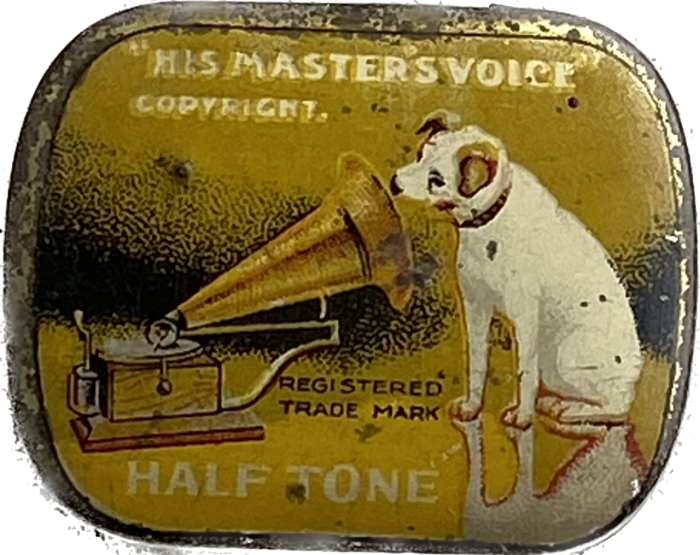 Nice color Victor needle tin