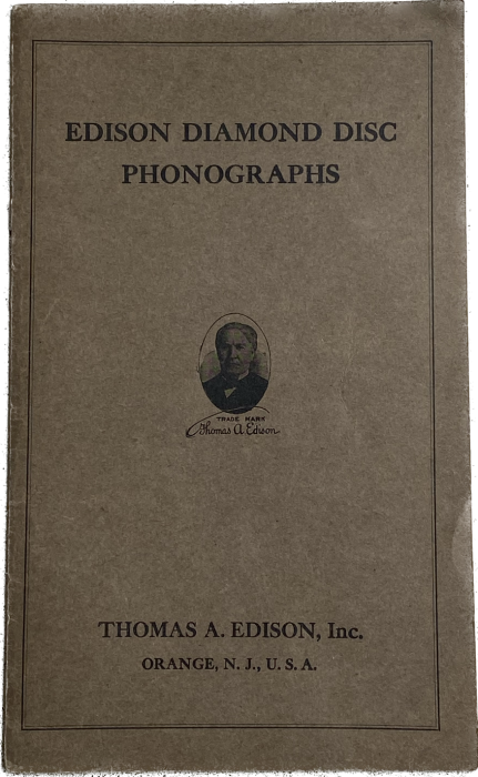 Edison Diamond Disc book