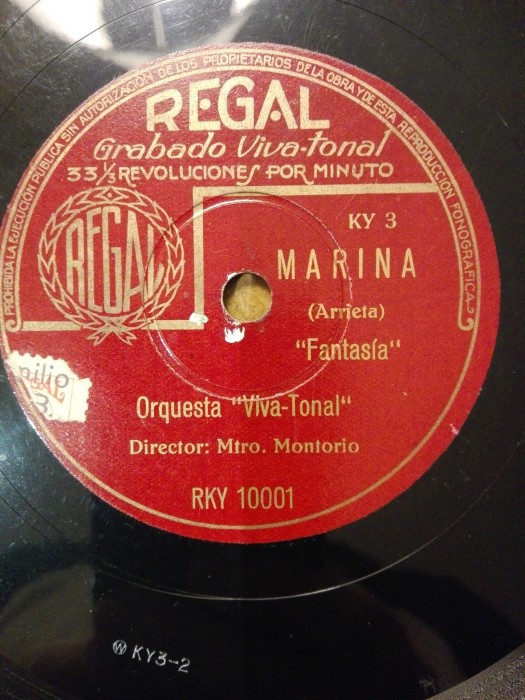 Regal RKY 10001 label 1