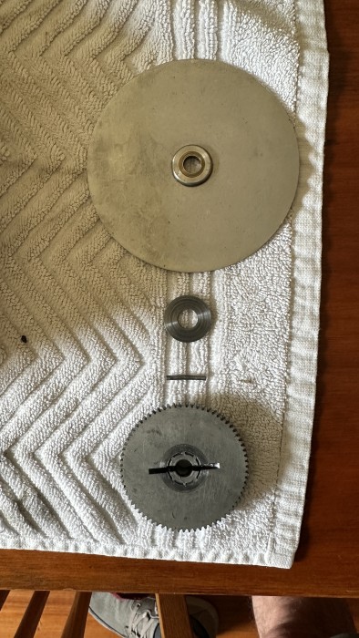 Found the pin slightly bent, nothing a ball peen hammer couldn’t gently straighten
