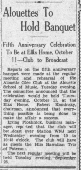 Passaic Daily News, Sept 13, 1928