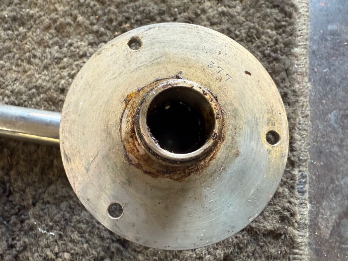 Tonearm flange No. 377..jpg